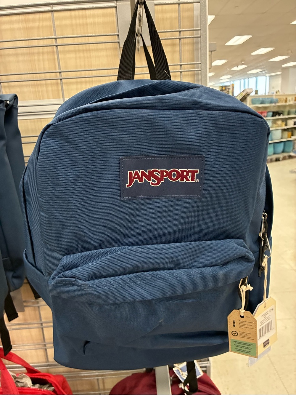 JanSport Classic Navy Backpack - Durable Everyday Carry Your choice of color!